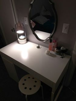 Vanity and mirror