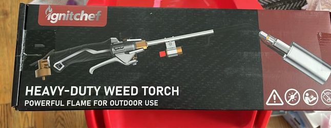 Brand new Propane Torch Weed Burner with 12.5FT Hose - 340,000 BTU High Output Weed Torch, Self Igniter & Turbo Trigger, Detachable Dual-Mode Flame To