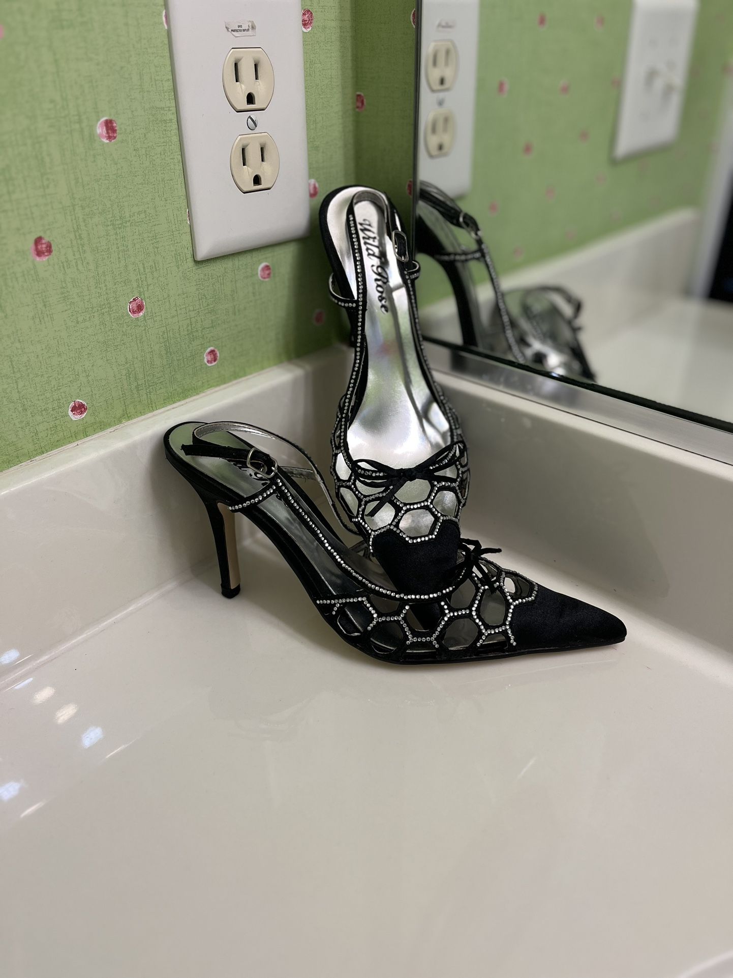 WILD ROSE DRESSY SLING-BACKS