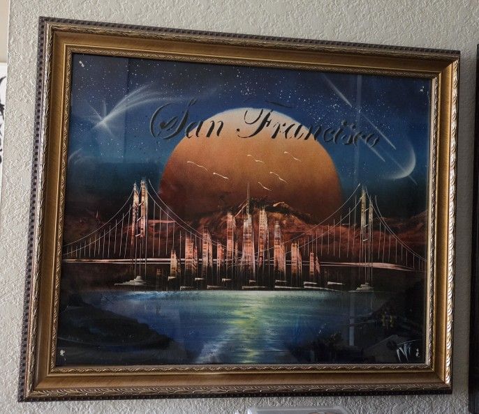 Gold picture frames 16" x 20"