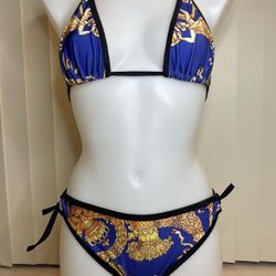 La Costanera Baroque Print Cheeky Bikini
