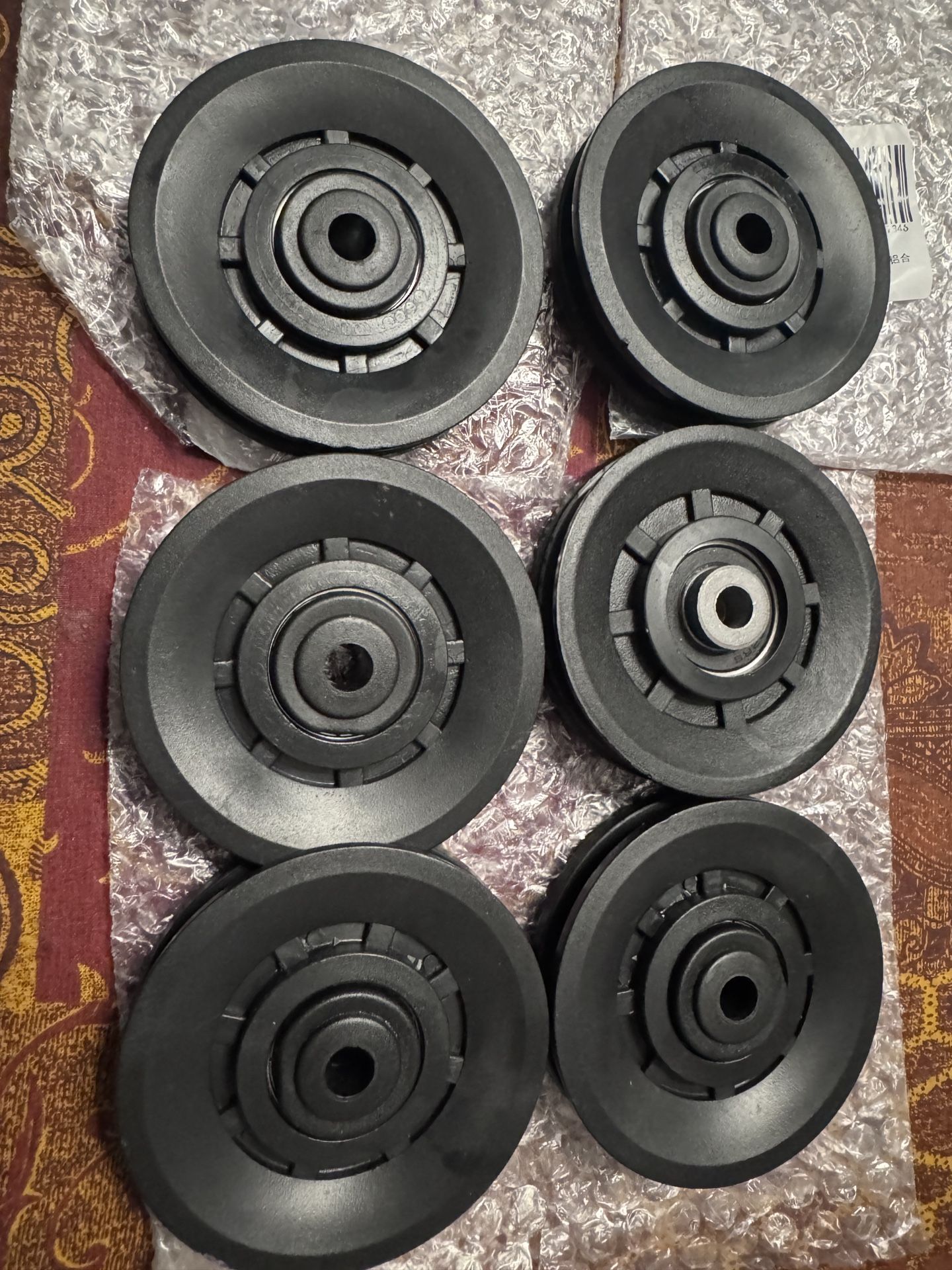 Home Gym Power Cage Replacement Pulleys 3.46 Diameter Standard