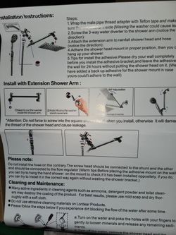 Premium shower head