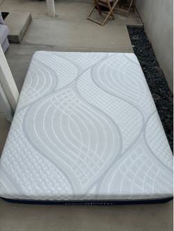 Free queen mattress and bed frame