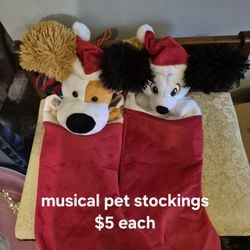 Musical Pet Stockings