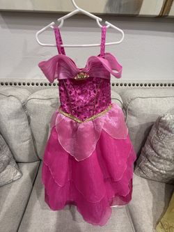 Pink Princess Aurora Costume Dress – Kids Size 5/6