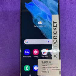 SAMSUNG GALAXY S21 128GB AT&T/CRICKET CELLPHONE