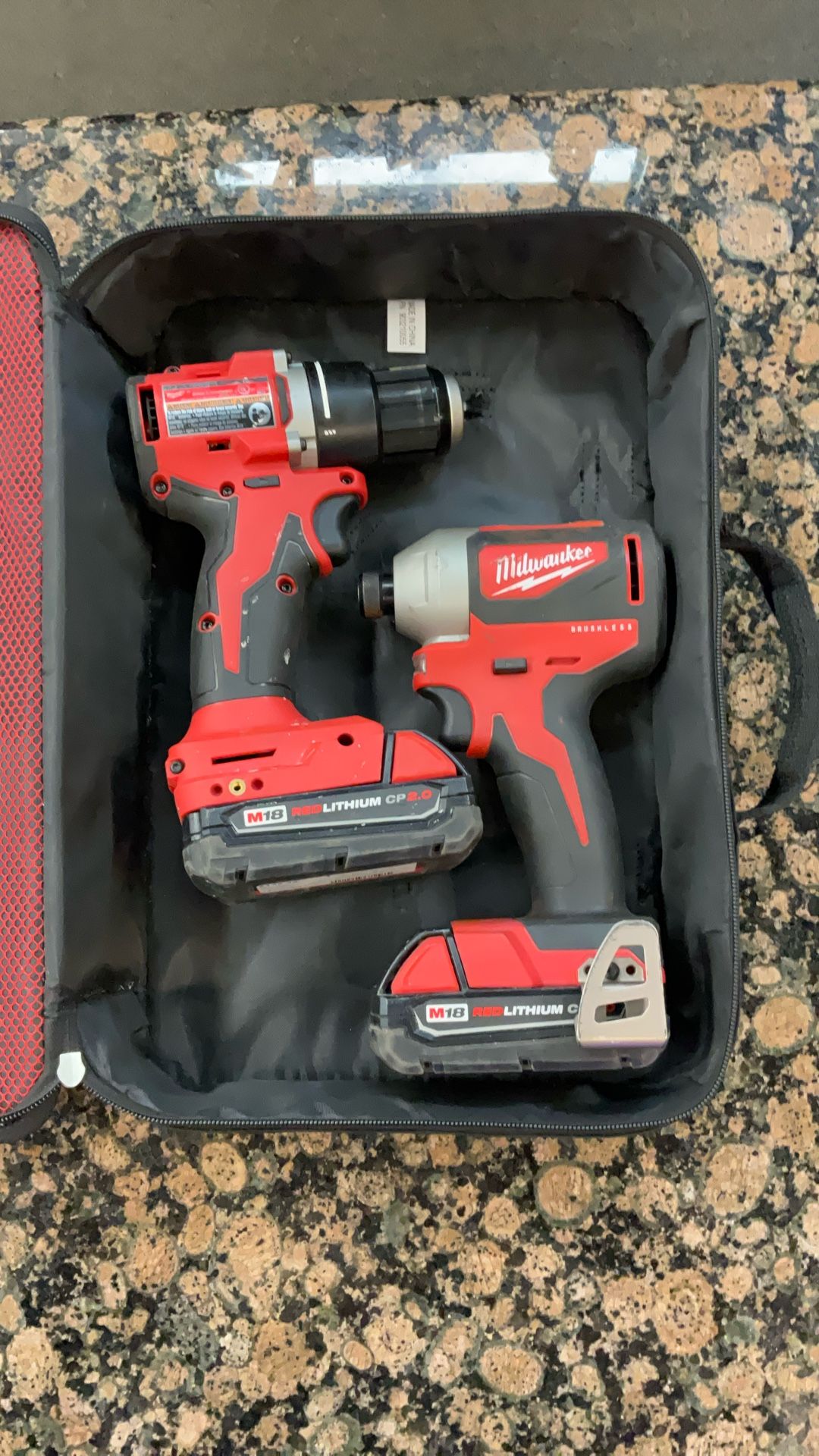 Milwaukee Drill And Impact Set