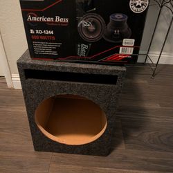 NEW Ported Box With NEW 12 Inch Subwoofer. 