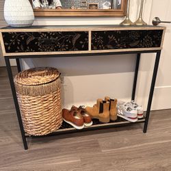 Modern Console Table with Drawers 