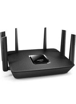 Linksys WiFi 5 Router, Tri-Band, 3,500Sq.ft Coverage, 25+ Devices, Speed up to AC4000 4.0Gbps EA9300