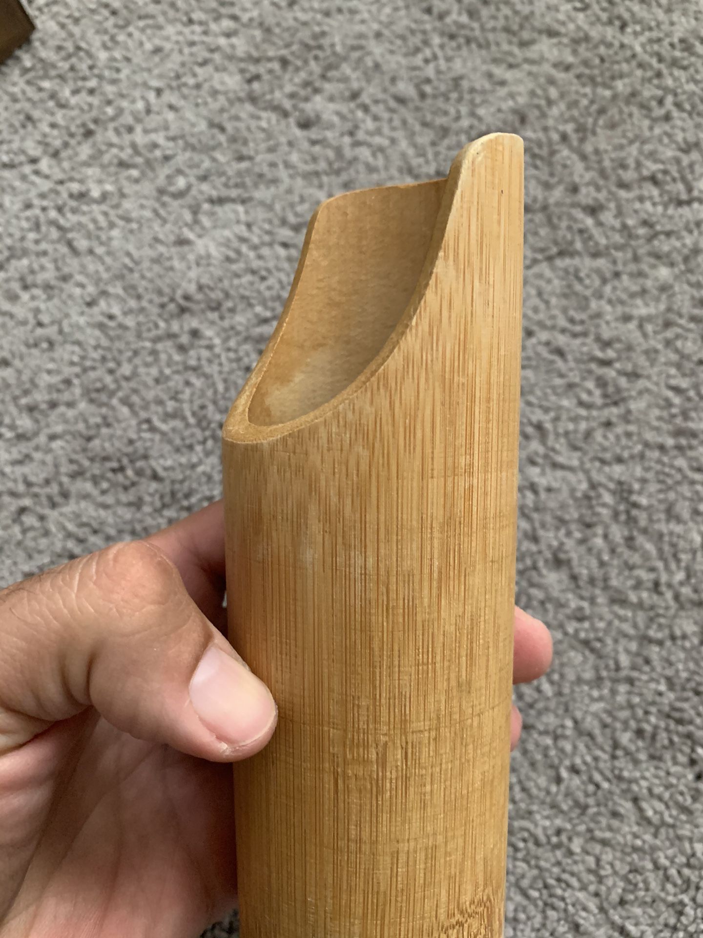 Wood pencil holder