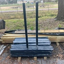 1-1/2" X 2-1/2" X54" Steel Tubing  1/8" Thick.  100 Pieces $8 Each Or All For $500