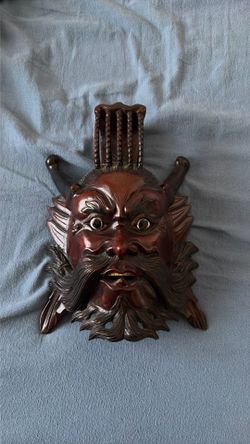 Wooden carved masks
