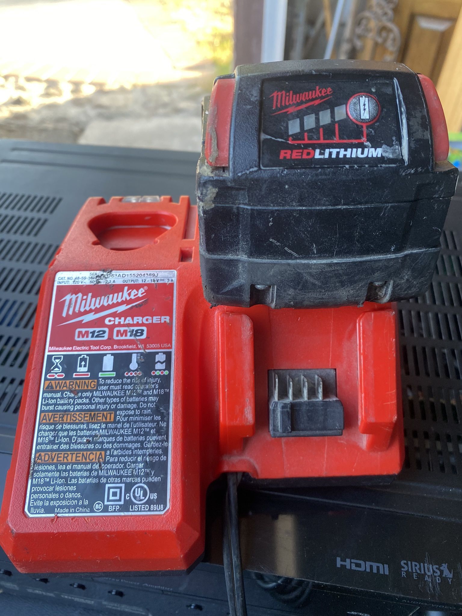 Battery And Charger Drill Battery Charger Milwaukee Battery Charger MAKE AN OFFER!