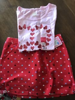 Girls ‘ Valentine outfit