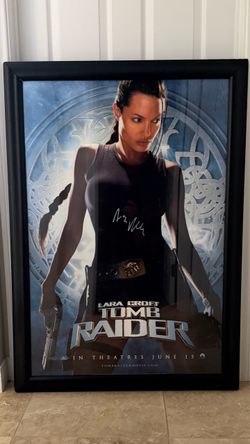 Tomb Raider - Signed Movie Poster