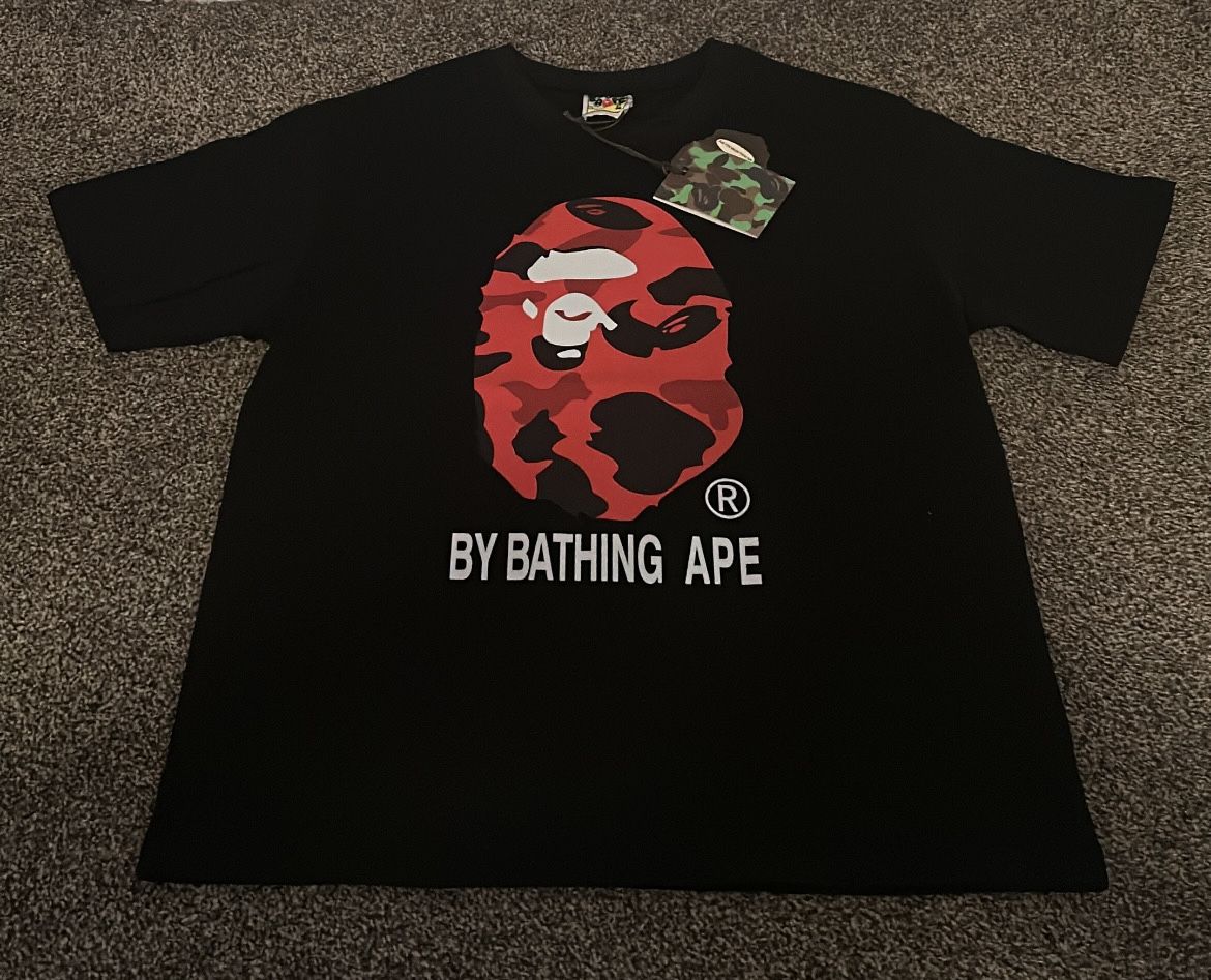 Red Camo Bape Shirt