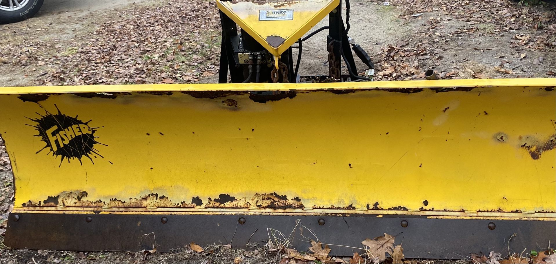 7 and a half foot fisher minute mount plow