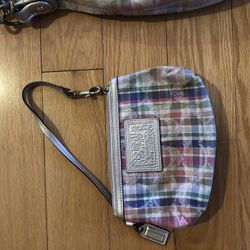 Authentic Coach Large Wristlet 