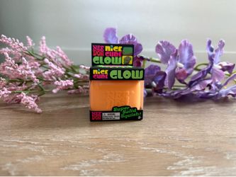 NeeDoh Nice Cube Glow Orange