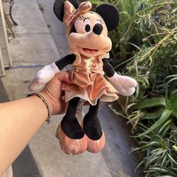 Minnie Rose Gold Plush