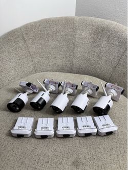 Lorex LWB3801-C HD 1080p Wire-Free Security Camera LOT OF 5 +Power Packs