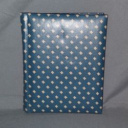 Vintage Blue Small Spiral Bound Photo Album 10 Self-Adhesive Pages 4.75x5.75"
