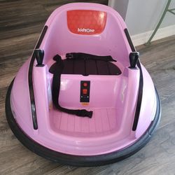 Kidzone Electric/Remote Controlled Bumper Car With Lights 