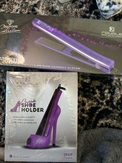 Hair Straightener With Cute Holder