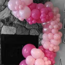 Pink Balloon Garland