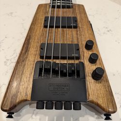 Custom Headless 5-String Bass | Steinberger Licensed System | EMG Active Pickups | Boutique Build w/ Case
