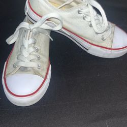 12c White Knockoff Converse