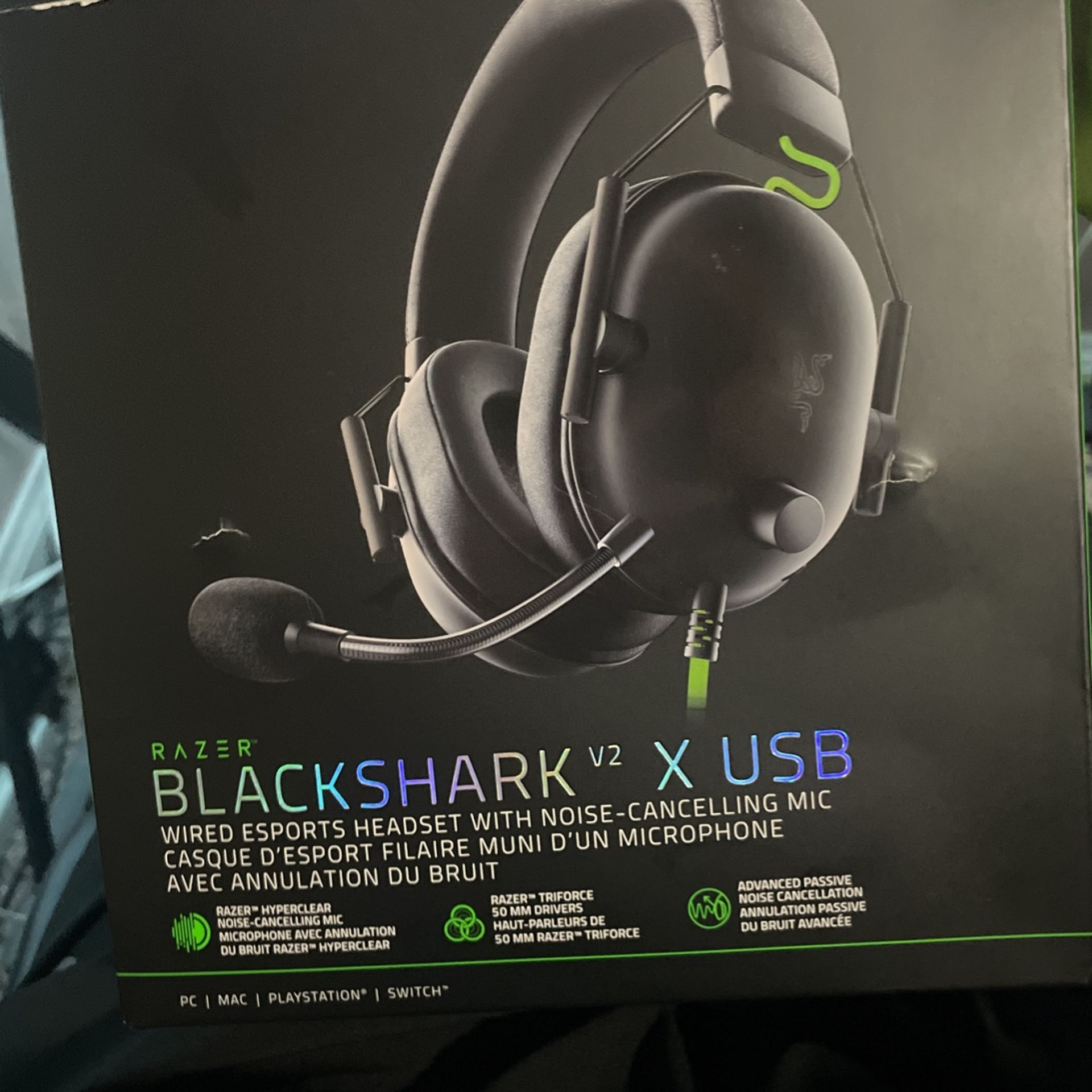Razor Blacksharkv2 X USB Gaming Headset