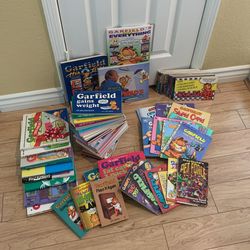 Huge Garfield Collection Of Books