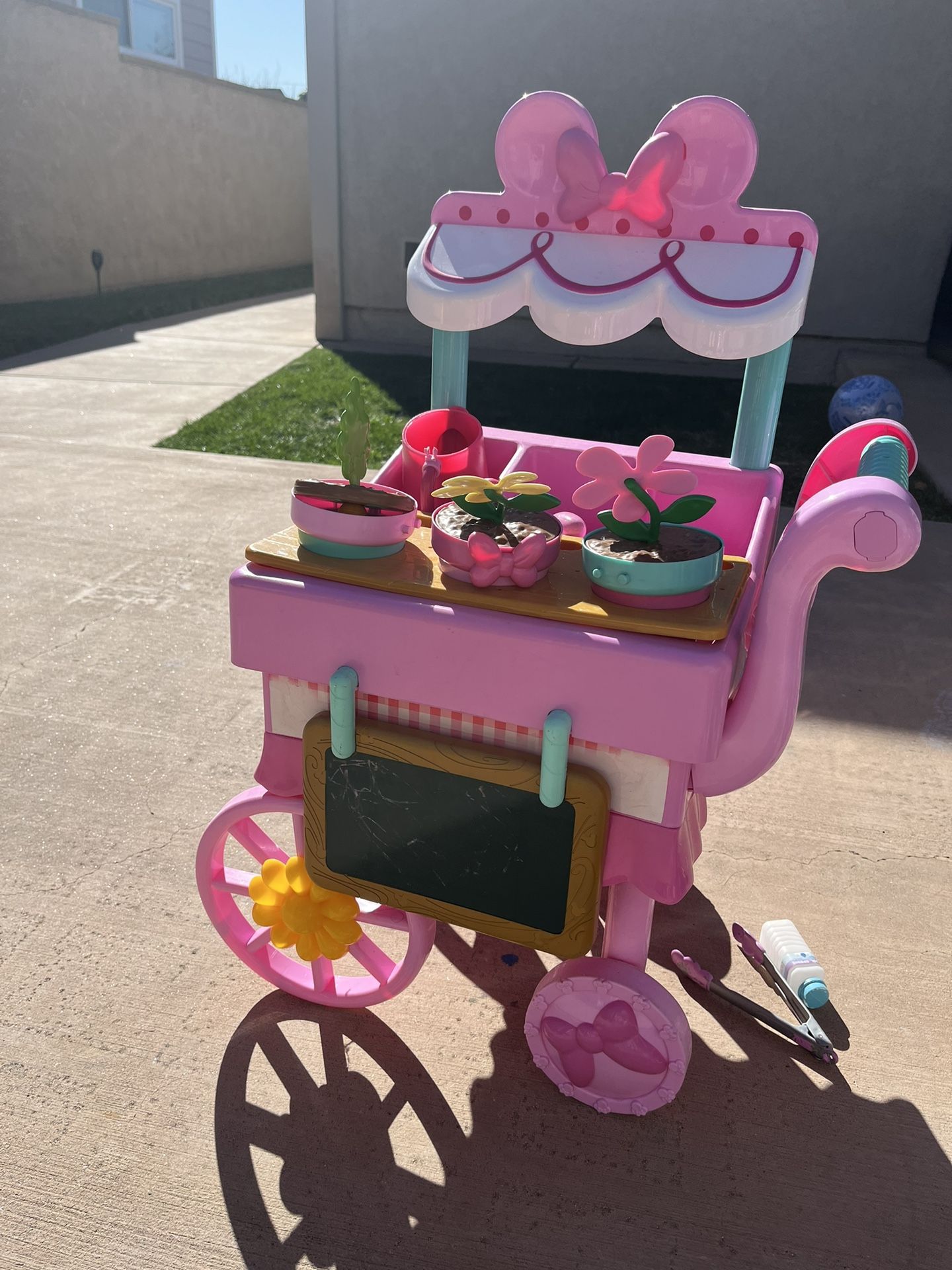 Minnie Mouse Flower cart-