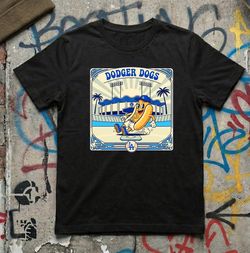 Los Angeles Dodgers dodger Dog hot dog gliizy Tshirts
