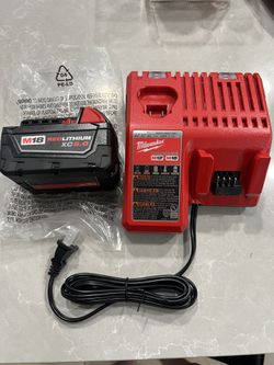 MILWAUKEE M12/M18 CHARGER 🔌 & M18 BATTERY LITHIUM 