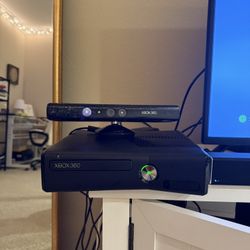 Xbox 360S 250 GB W/ Kinect, Wireless Receiver For Windows, Free Wireless Controller Included