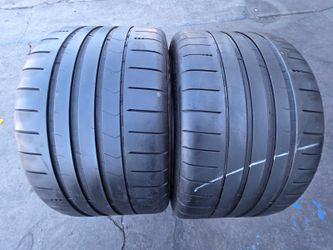 2 USED TIRES MICHELIN PILOT SPORT S 5 295/30/20