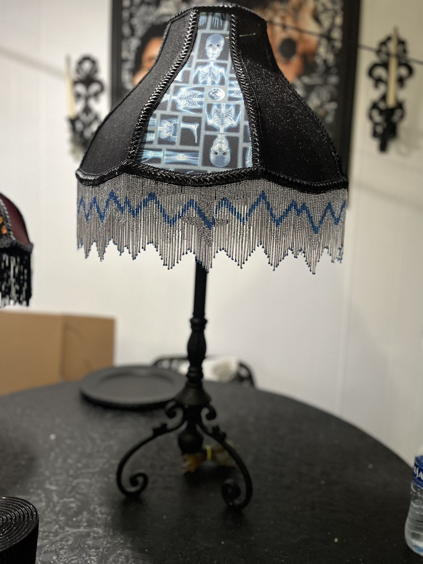 Vintage Goth Lamp