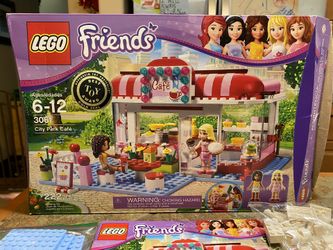LEGO Friends city Park Cafe 3061 - pre-owned 100% complete!