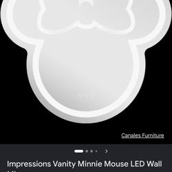 Minnie Mouse Impressions Vanity