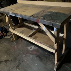 Solid Wood Workbench