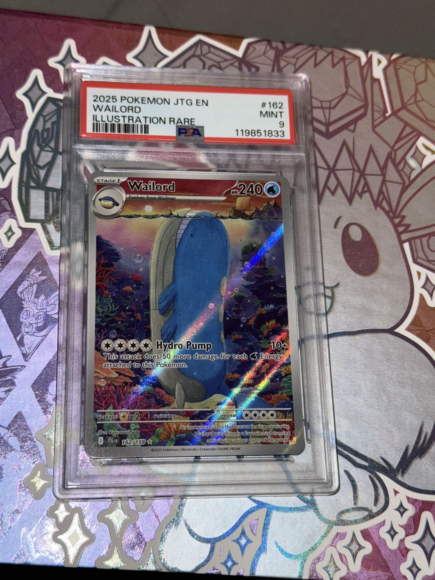 Pokemon Cards Wailord PSA 9 