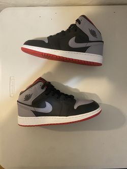 Mid Bred Shadow Jordan 1s