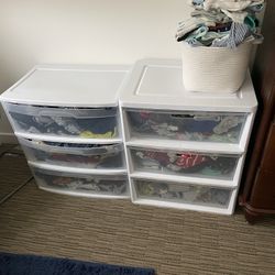 Steralite 3 Drawer Dressers (white Color)