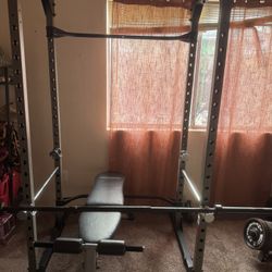 Power Cage W/ Bench 