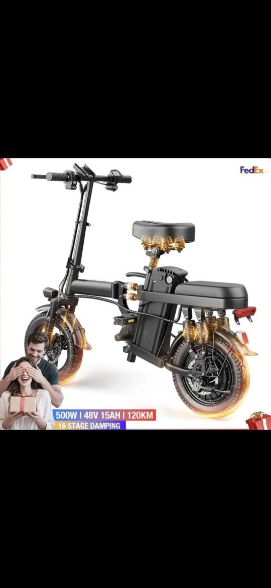 Adult Folding Foldable Electric Bike E-Bike