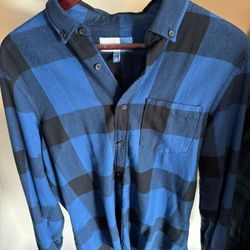 Mens Plaid Shirt In Medium